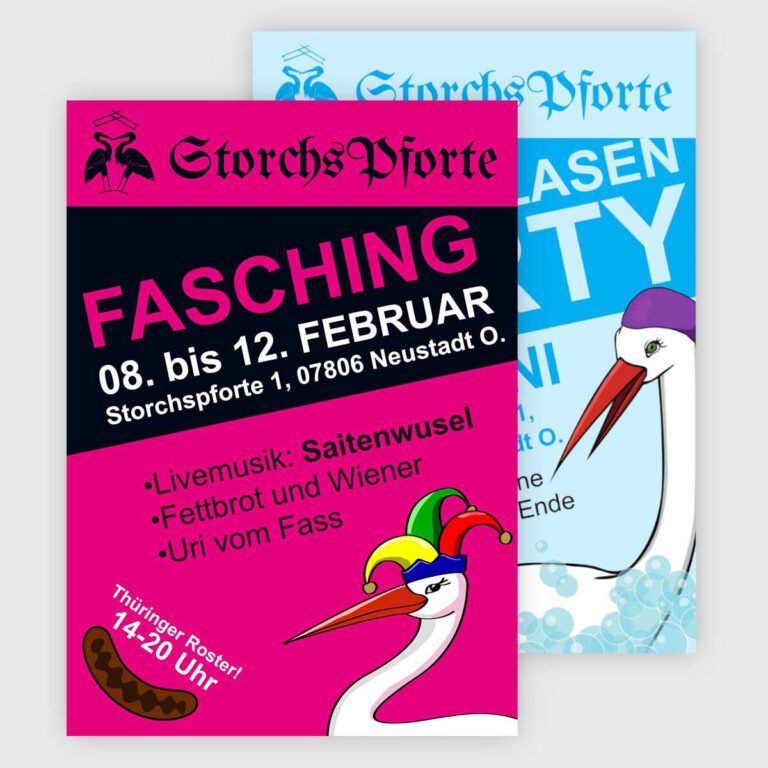 Mehr über den Artikel erfahren Flyer für die Storchpforte