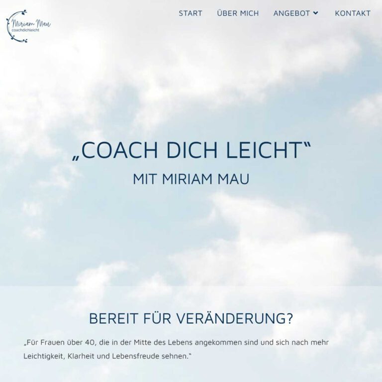 Mehr über den Artikel erfahren Website Redesign coachdichlicht.de